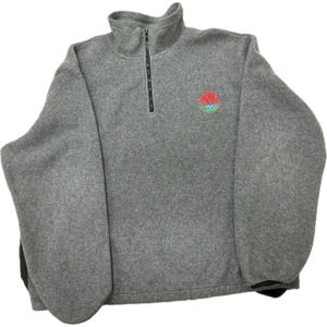 Vintage Mac Tools Logo Quarter Zip Fleece Sweatshirt(XL)